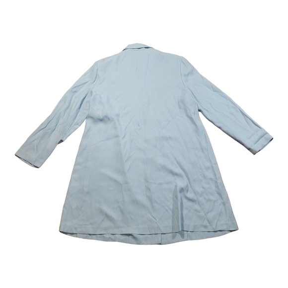 VTG 80s ED Michaels Sleeveless Dress w/Coat 2pc Set Periwinkle Blue Made USA - Picture 6 of 12